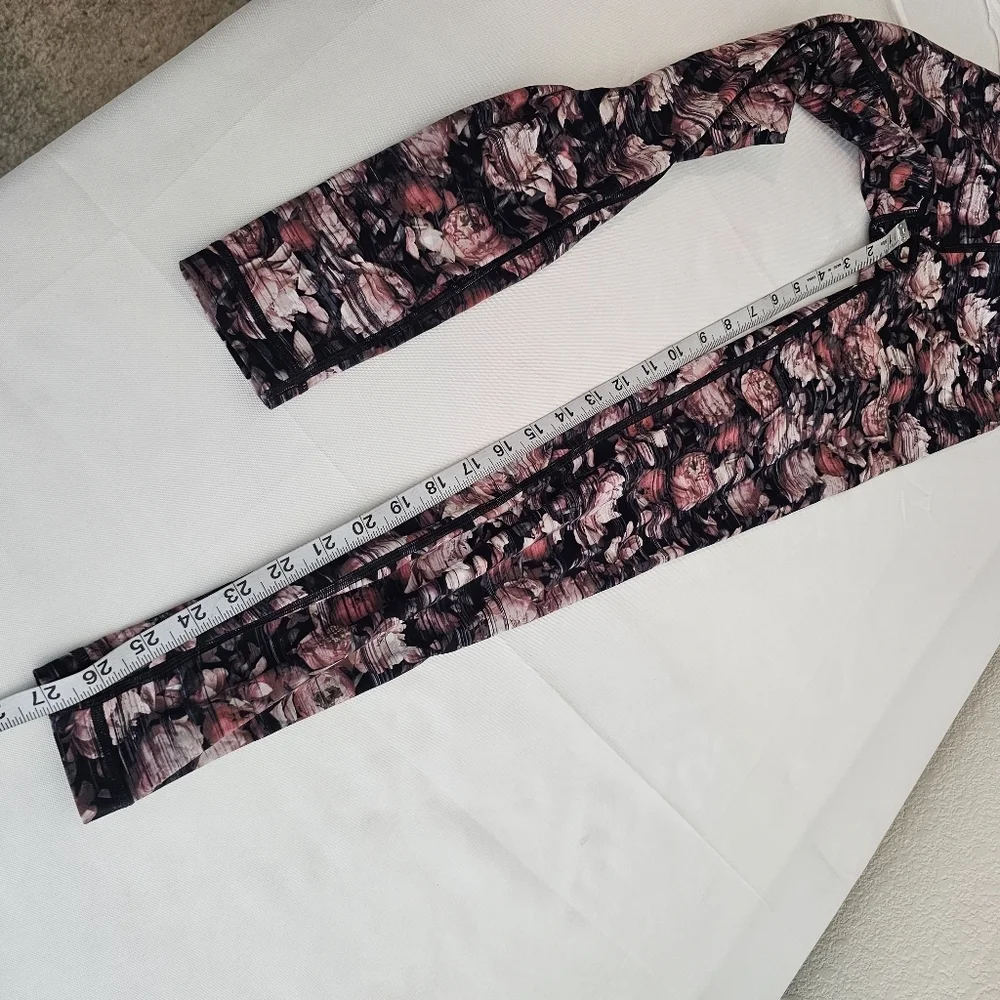 Lululemon Wunder Under High-Rise Nulu Leggings Size 4 Peony Floral Print